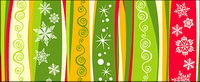 Christmas snowflakes vector background material