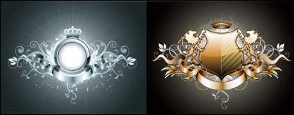 European emblem graphics vector material