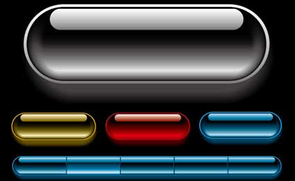 Beautiful crystal texture of the navigation bar vector material