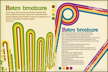 Nostalgia background vector material