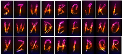 Letters brilliant special effects - Vector