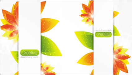 Beautiful pattern petals 01 - vector material