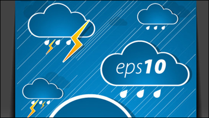Weather effects card 05-- vector material