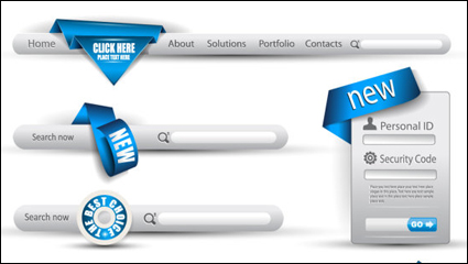 Fine navigation UI01 - vector