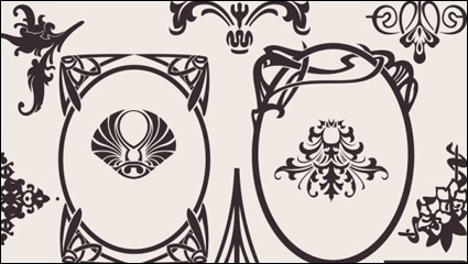 Exquisite decorative pattern background 01 - vector