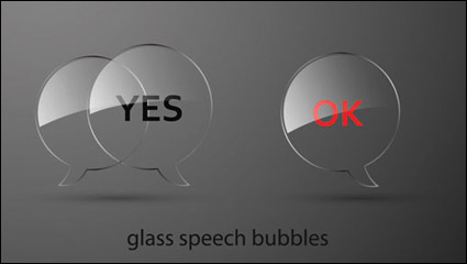 Glass texture button vector material