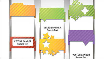 Wrap angle banner 01 - vector material