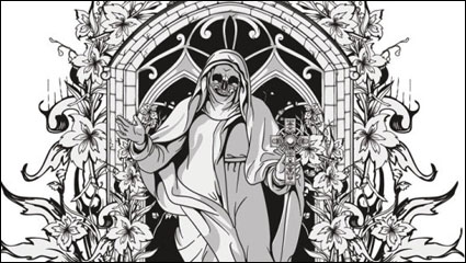 The trend of T-shirt 24 - vector material