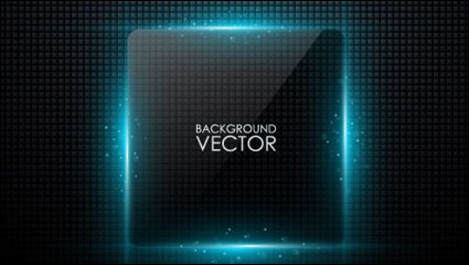 Glass texture border 03 - vector material