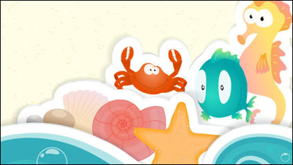 Cute Pop-up Card 03 - vector material