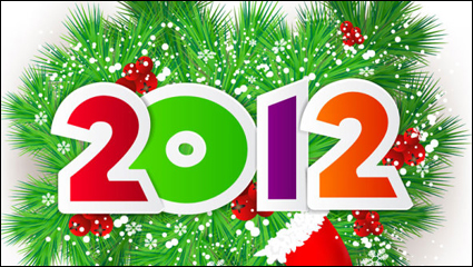 Creative 2012 Fonts 03 - vector material