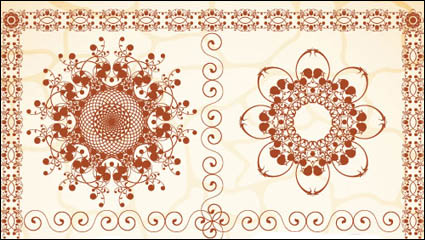 Exquisite European pattern 03 - vector material