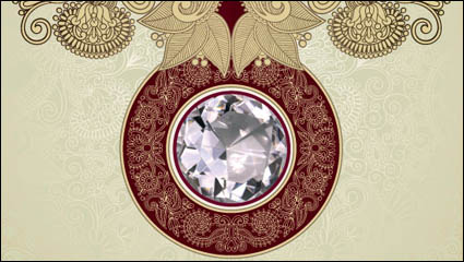 Exquisite pattern background - Vector