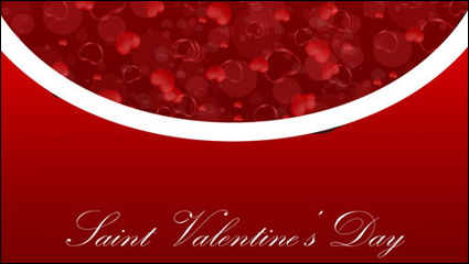 Exquisite Valentine background 02 - vector material