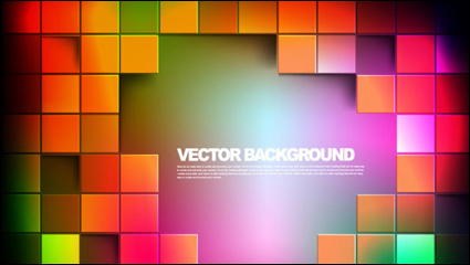 Fancy box background 03 - vector material