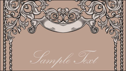 European pattern border 05 - vector material