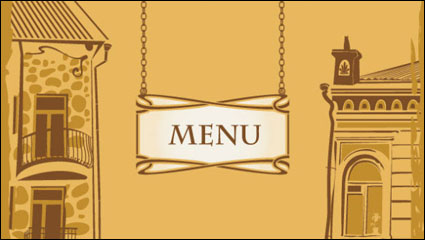Cartoon Menus 04 - vector material