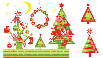 Christmas tree 02 - vector material