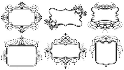 Continental Line border 01 - vector material