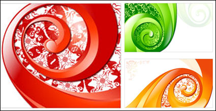 Rotating crystal pattern vector