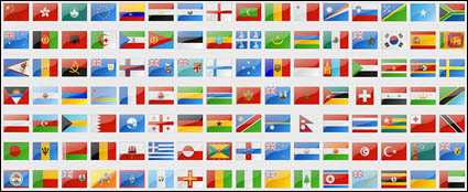 National flags and regional flag png icon