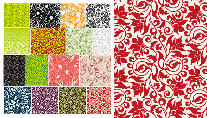 16 practical pattern background material vector
