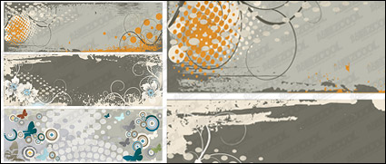 The trend banner banner template vector material-7