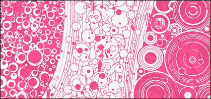 Vector circular fashion background material