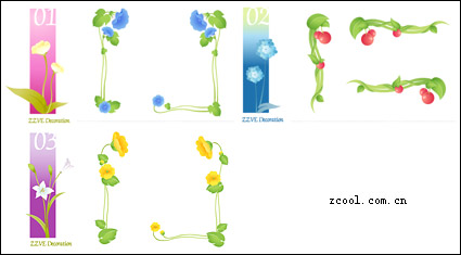 Rattan, fruit, flowers lace pattern