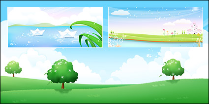 spring and summer scenery