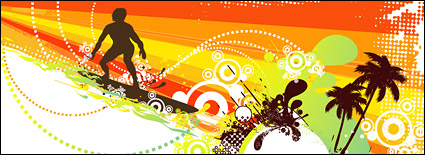 The trend of summer surfers