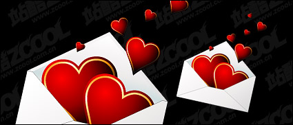 Installed in the love addressed to the vector material-2