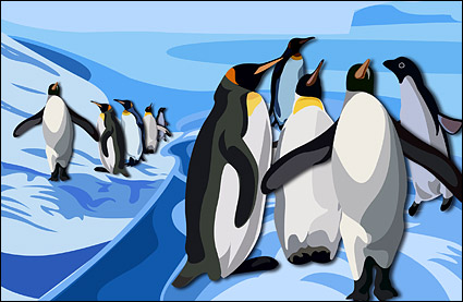 Beautiful penguins