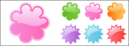 Lovely web2.0 badge icon