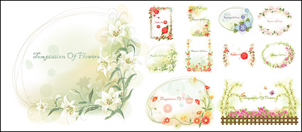 Vector lace material Series-4