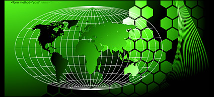 Vector high-tech style