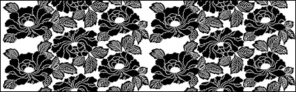 Vector traditional tiled background material-2